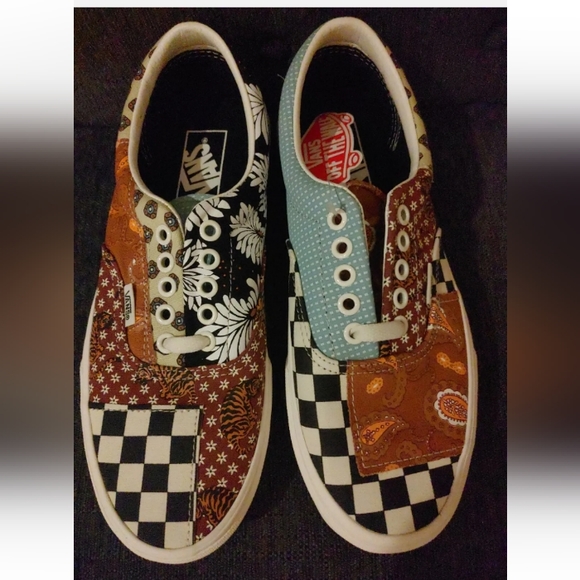 🆕Vans | Vans Era Tiger Patchwork Sneakers Size 6 women's 4.5 mens - Picture 14 of 14